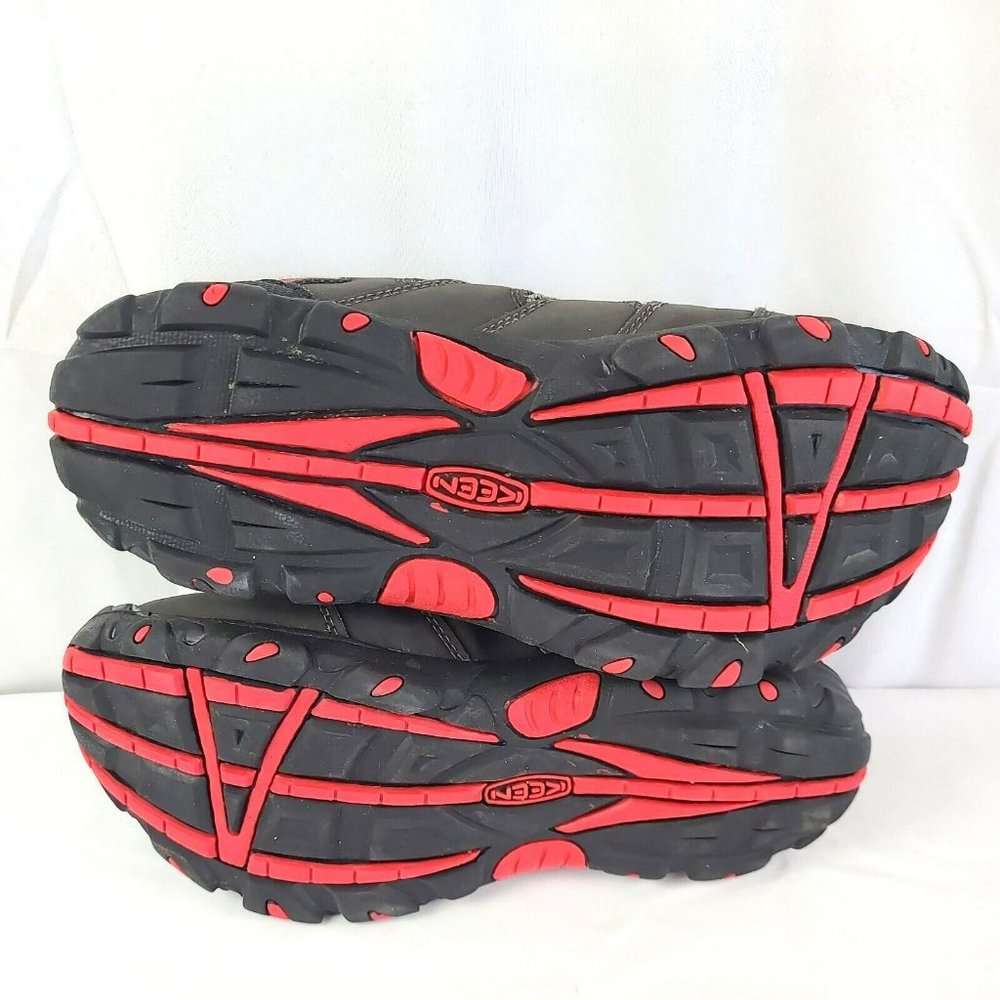 KEEN Koven Low Hiking Shoes Gray Black Youth 5/ Women 6.5 1011765 Waterproof - Picture 7 of 9